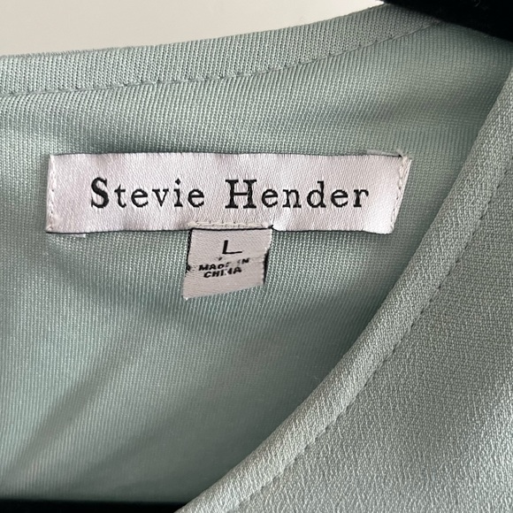 Stevie Hender Bridesmaid Dress | Size L | Sage Green - Picture 2 of 3